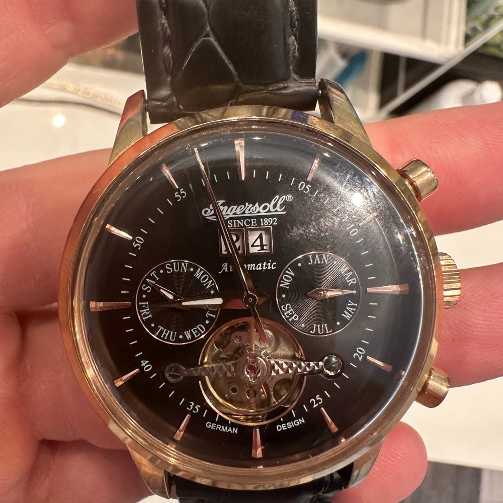 Ingersoll Kearny Limited Edition IN1709RBK Automatic Watch – Rose Gold